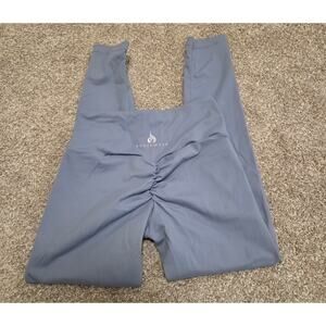 Ryderwear Woman's Blue Scrunch Butt Leggings Size Small